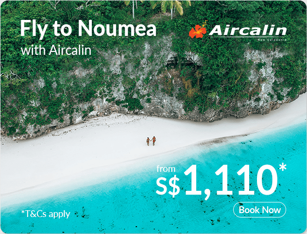 Fly to Noumea with Aircalin from SGD1100. Book now.